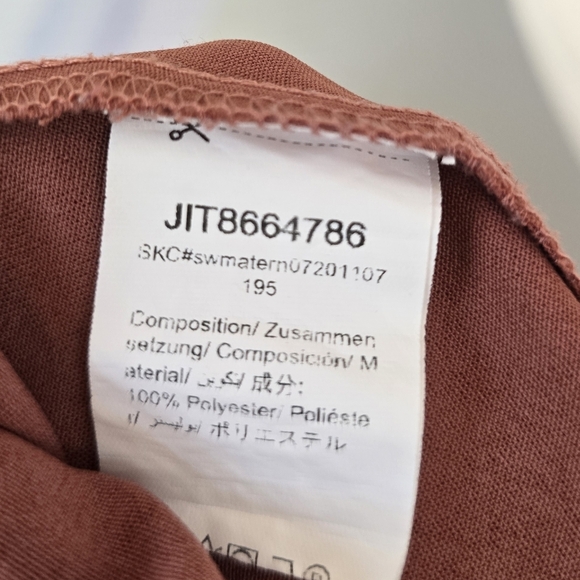 Shein | XXL | Rust Colored Bell Sleeve Smock Top - Picture 5 of 7